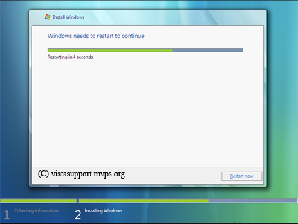 windows vista install